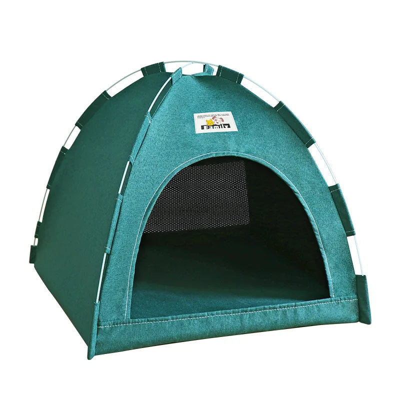 Foldable Pet Tent – Breathable Cooling House for Indoor and Outdoor Use
