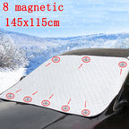 Magnetic Windshield Sunshade – Waterproof Anti-Ice Cover for Winter Auto