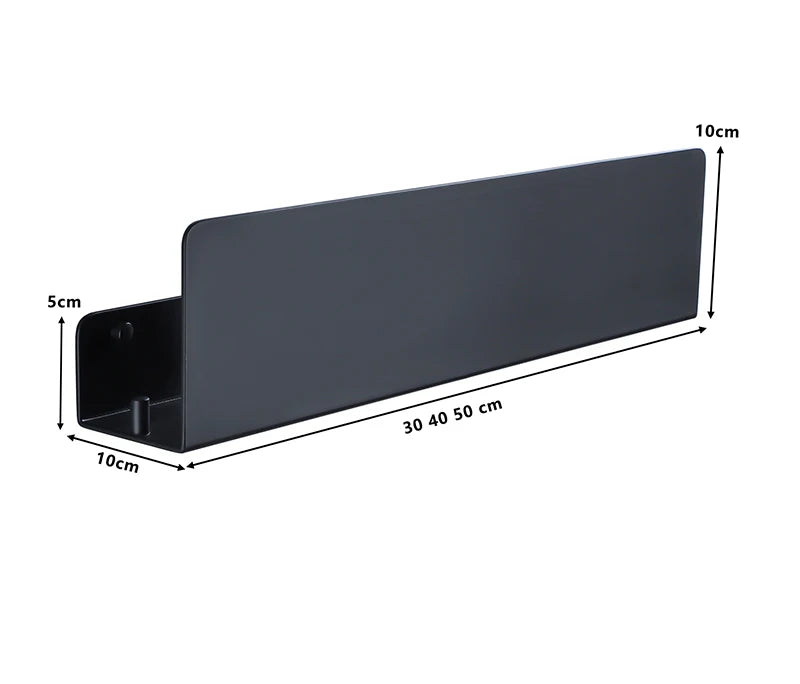 Aluminum Bathroom Shelf – Wall Mounted Storage Rack for Shower and Kitchen