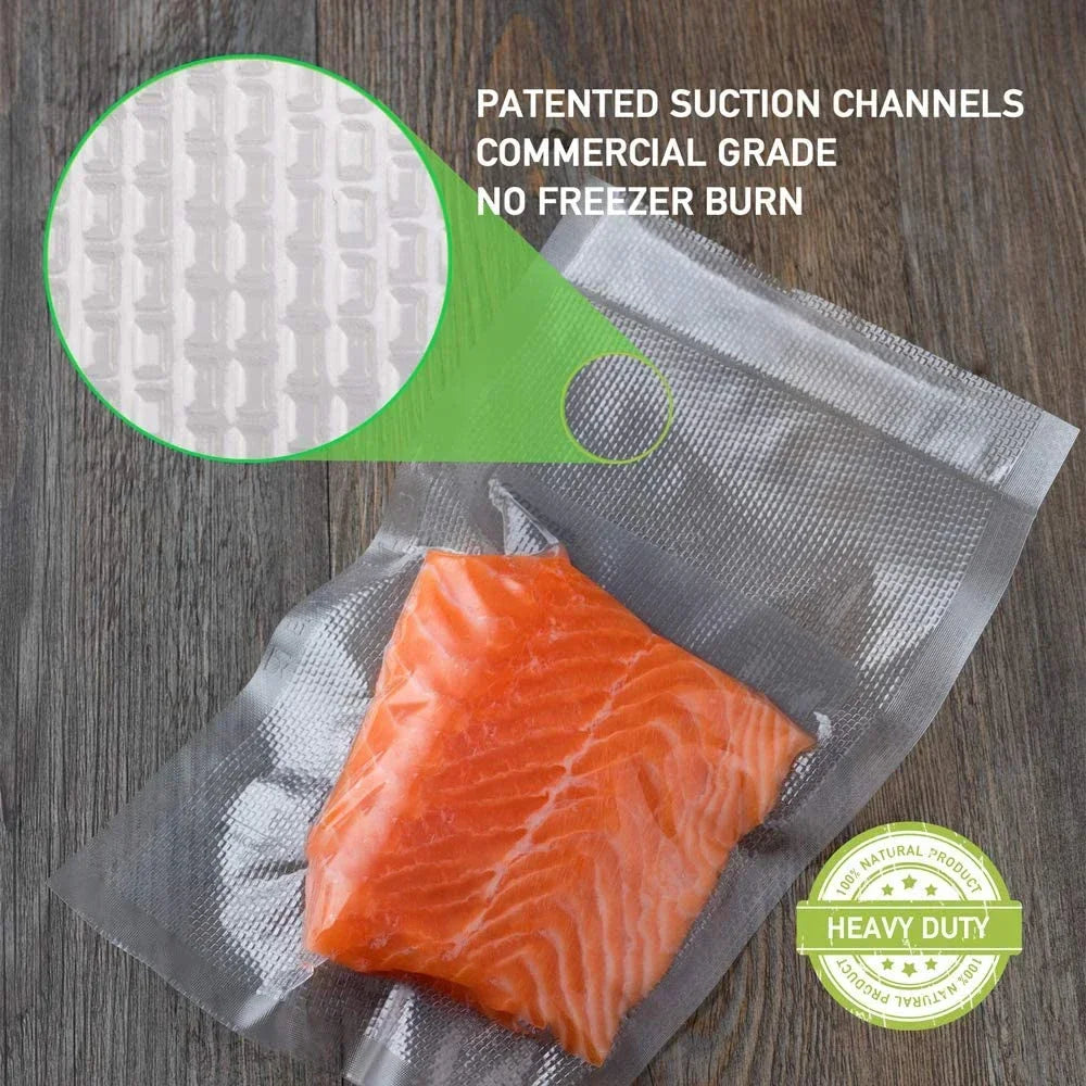 Heavy Duty Vacuum Sealer Bags – 100 Quart Size for Food Storage and Sous Vide