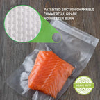 Heavy Duty Vacuum Sealer Bags – 100 Quart Size for Food Storage and Sous Vide