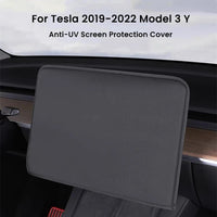 Anti-UV Navigation Screen Cover – Protective Sunshade for Tesla Model 3 Y