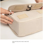 Waterproof Cosmetic Travel Bag – Hanging Toiletry Organizer for Women