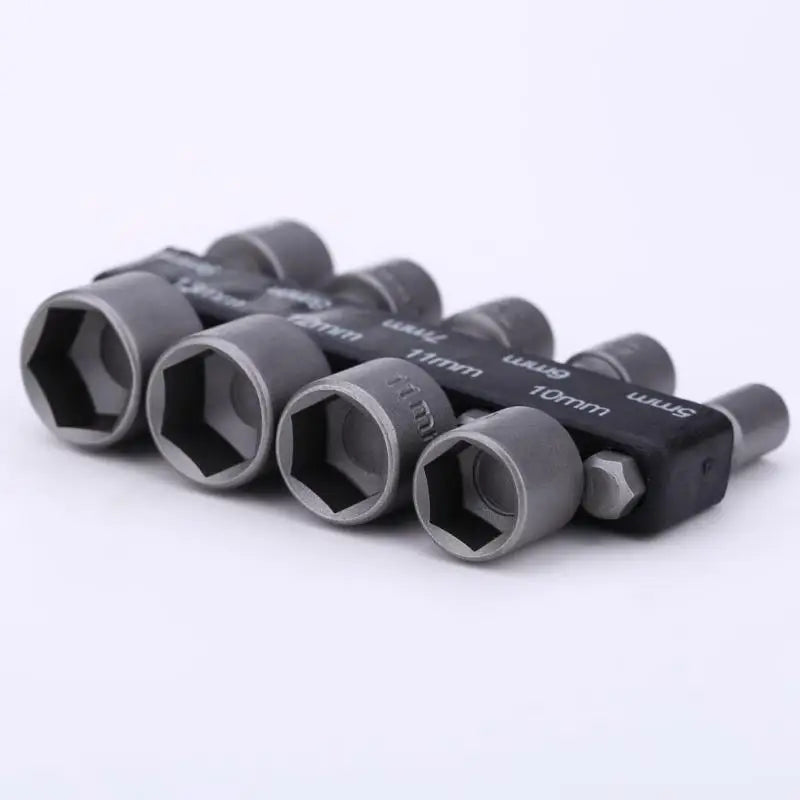 Hex Socket Nut Driver Set – 5mm-13mm Sleeve Nozzles for Mechanical Repairs