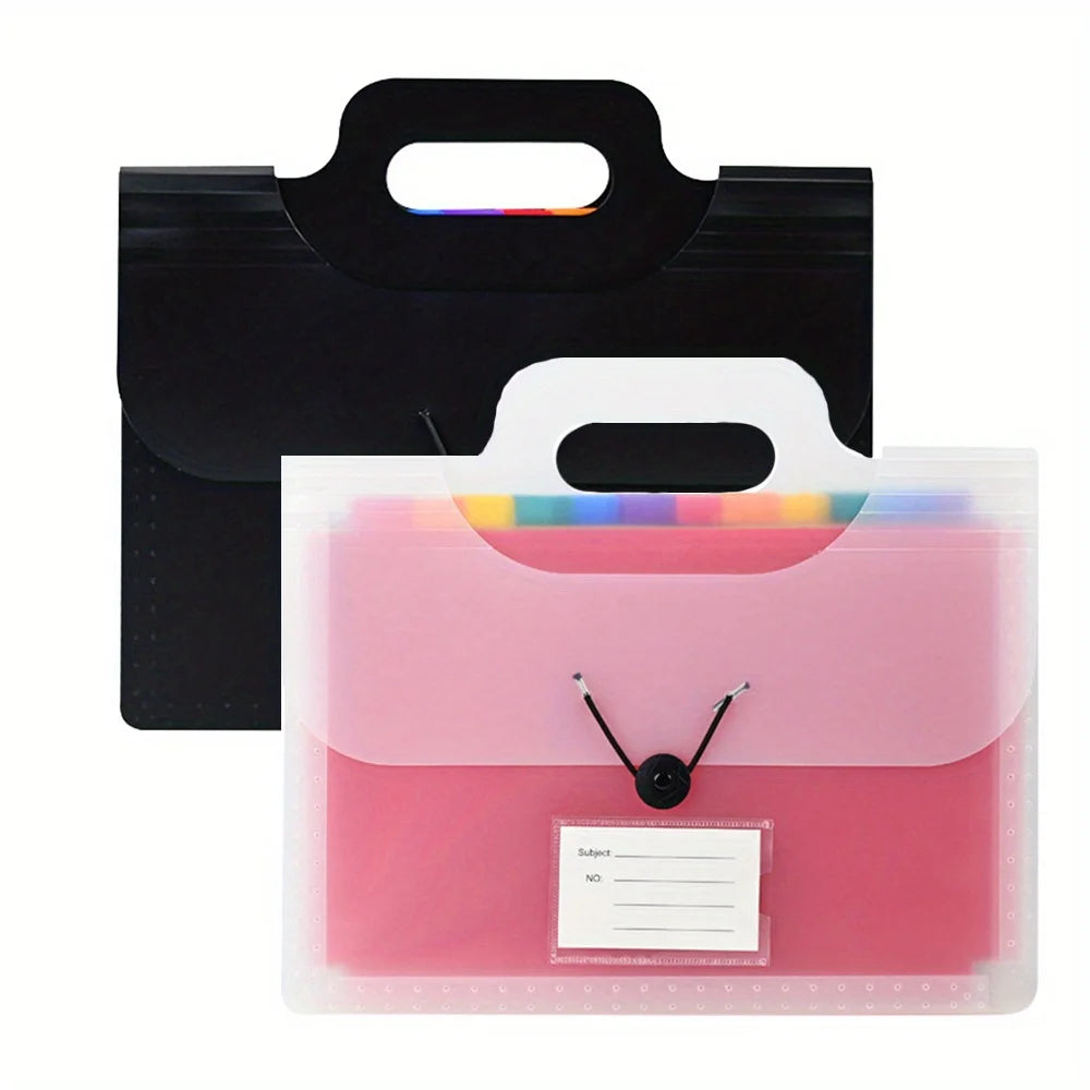 Accordion File Organizer – 13 Pockets for Office and Classroom Use