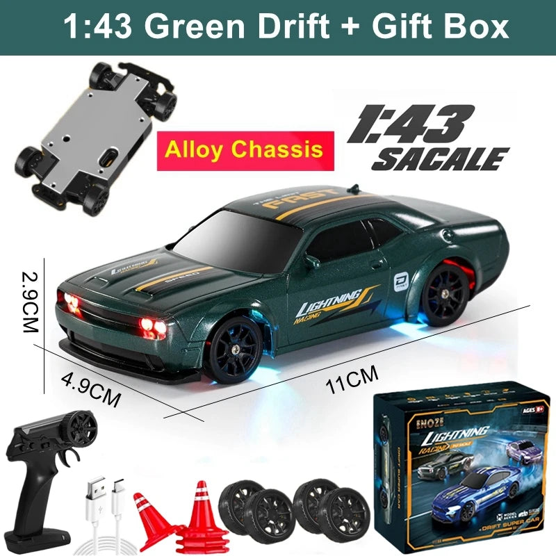 Mini Drift RC Racing Car – 4WD High Speed Vehicle for Desktop Play
