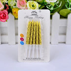 Colorful Digital Number Candles – Decorative Party Cake Toppers for Birthdays