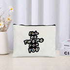Canvas Friends Makeup Bag – Eco-friendly Cosmetic Organizer for Travel