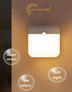 Motion Sensor LED Square Lamp – USB Rechargeable Light for Bedroom and Kitchen