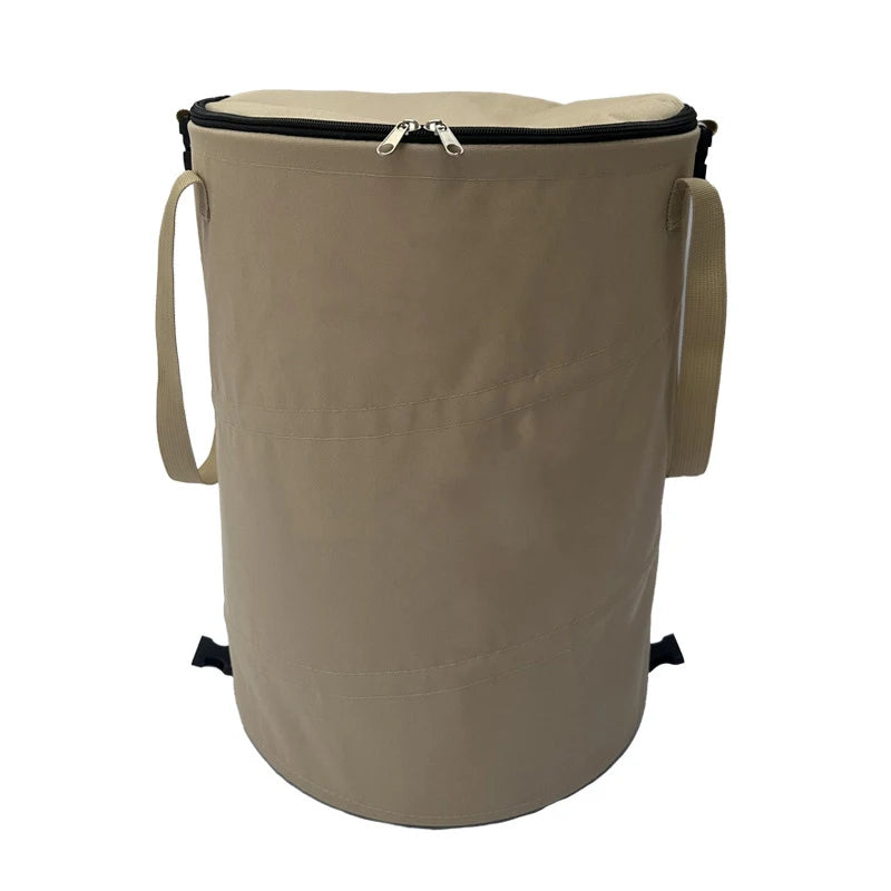 Foldable Outdoor Trash Can – Large Capacity Storage Bin for Camping and Laundry