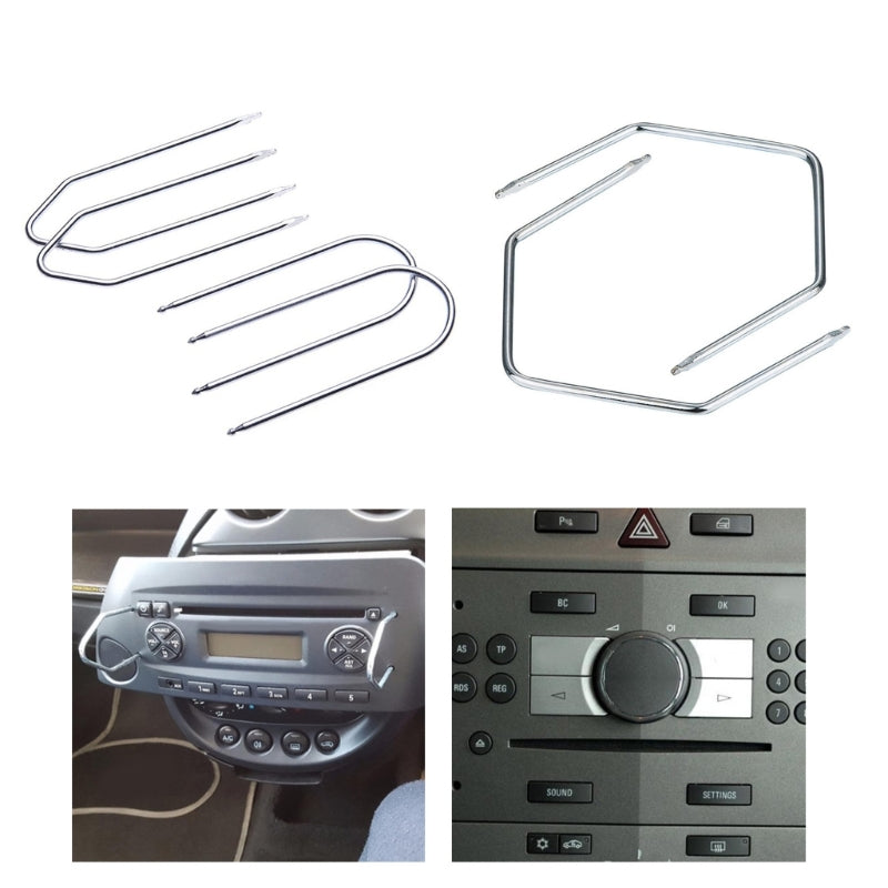 Car Radio Removal Tool Kit – Stereo Extraction Pins for Auto Audio Repair