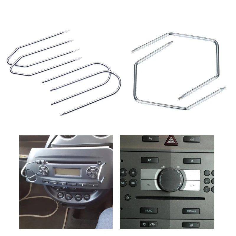 Car Radio Removal Tool Kit – Stereo Extraction Pins for Auto Audio Repair