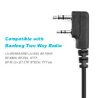 Dual PTT Walkie Talkie Microphone – Handheld Radio Accessory for Ham Radio
