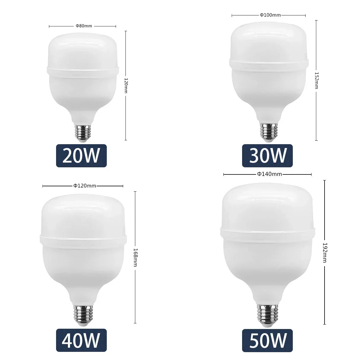 Super Bright 50W LED Bulb – Energy Efficient Lighting for Home Living Room