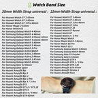 Milanese Stainless Steel Watch Band – 20mm 22mm Strap for Amazfit Smartwatches