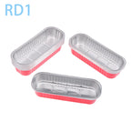 Aluminum Foil Mini Loaf Pans – 6.8oz Rectangular Containers for Home Baking