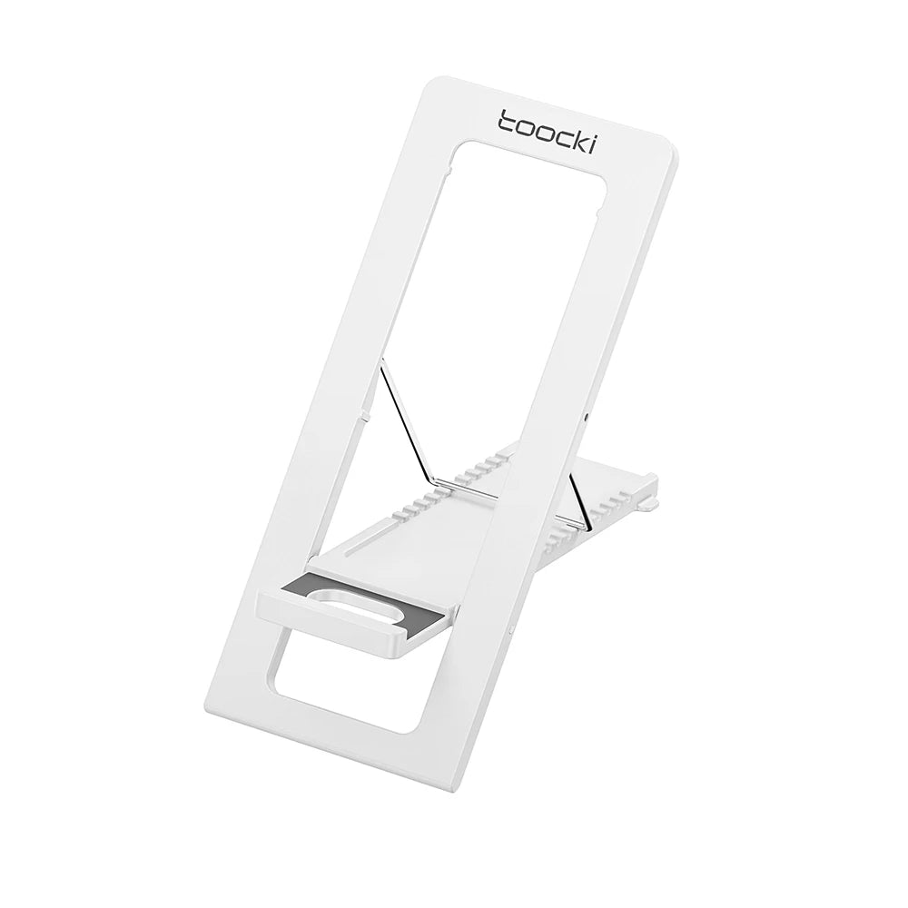 Ultra Thin Phone Stand – Foldable Adjustable Smartphone Holder for Desk