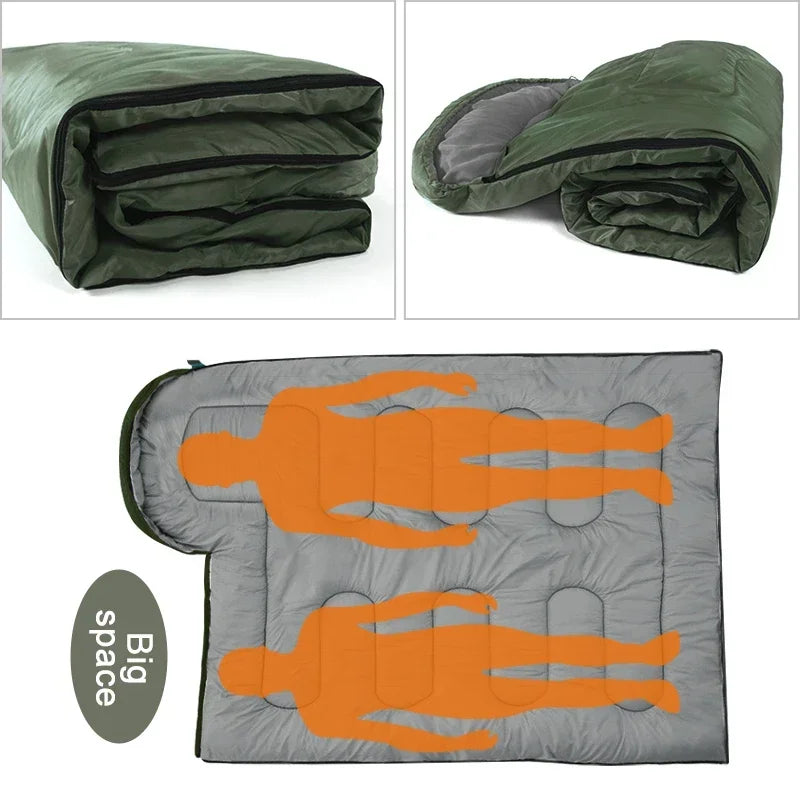 Ultralight Waterproof Sleeping Bag – 4 Season Envelope for Outdoor Hiking