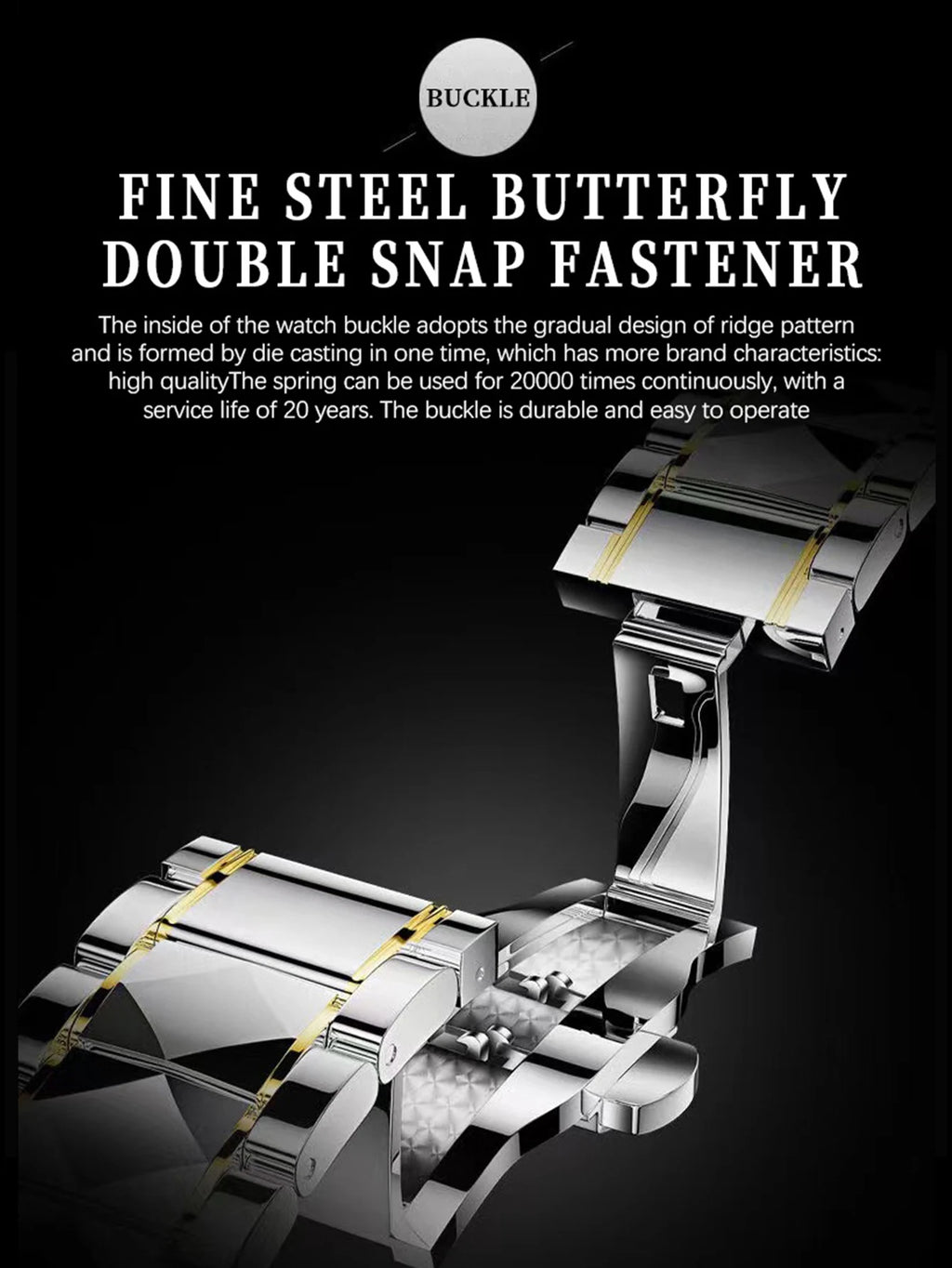 Stainless Steel Quartz Watch – Waterproof Luminous Accessory for Women