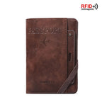 RFID Passport Holder Wallet – Anti-Theft Travel Organizer for Men and Women