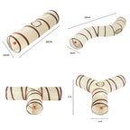 Foldable Pet Tunnel – Interactive Cat Toy for Indoor Exercise and Play