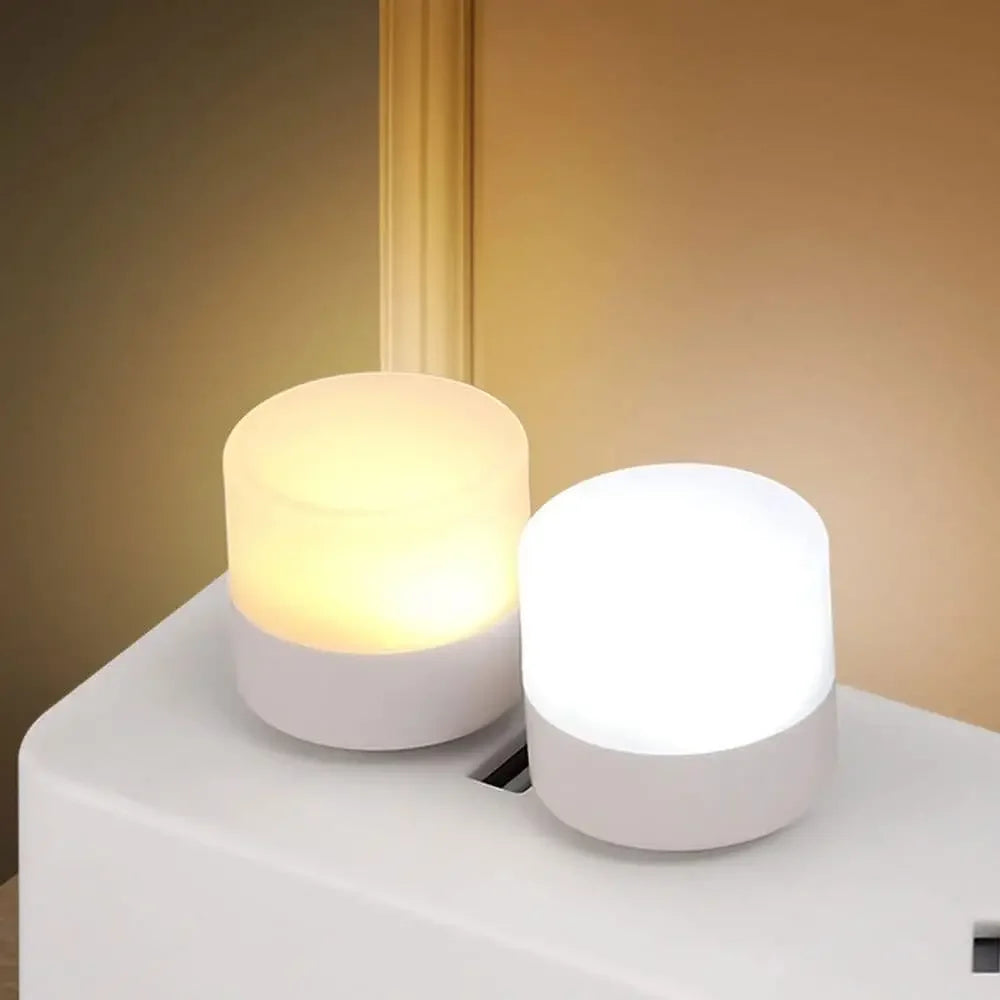 Mini USB LED Night Light – Portable Eye Protection for Bedroom Reading