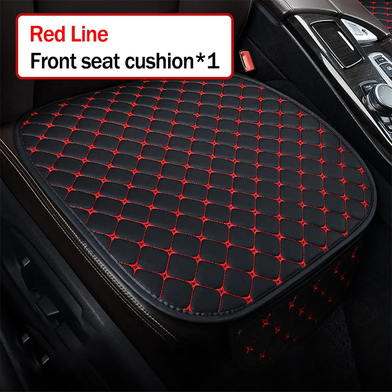 Universal PU Leather Car Seat Cover – Minimalist Soft Cushion for Auto Interior