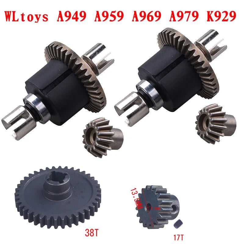 Metal Differential Gear Upgrade for Remote Control RC Cars