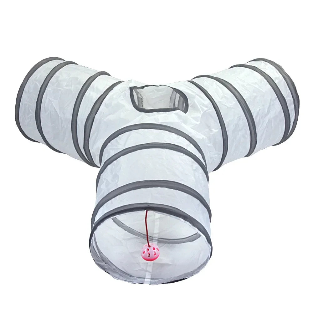 Foldable Pet Tunnel – Interactive Cat Toy for Indoor Training and Play