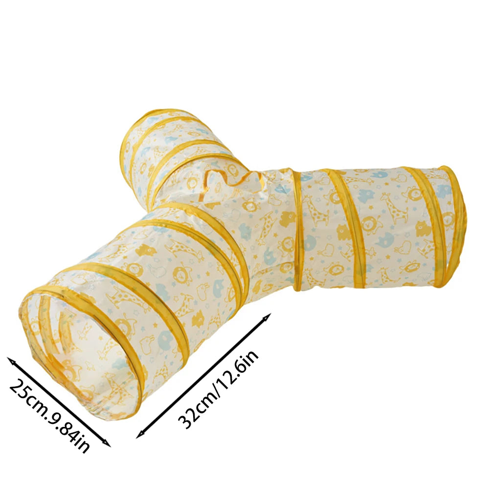 Collapsible Cat Tunnel – Interactive Pet Play Tube for Indoor Exercise