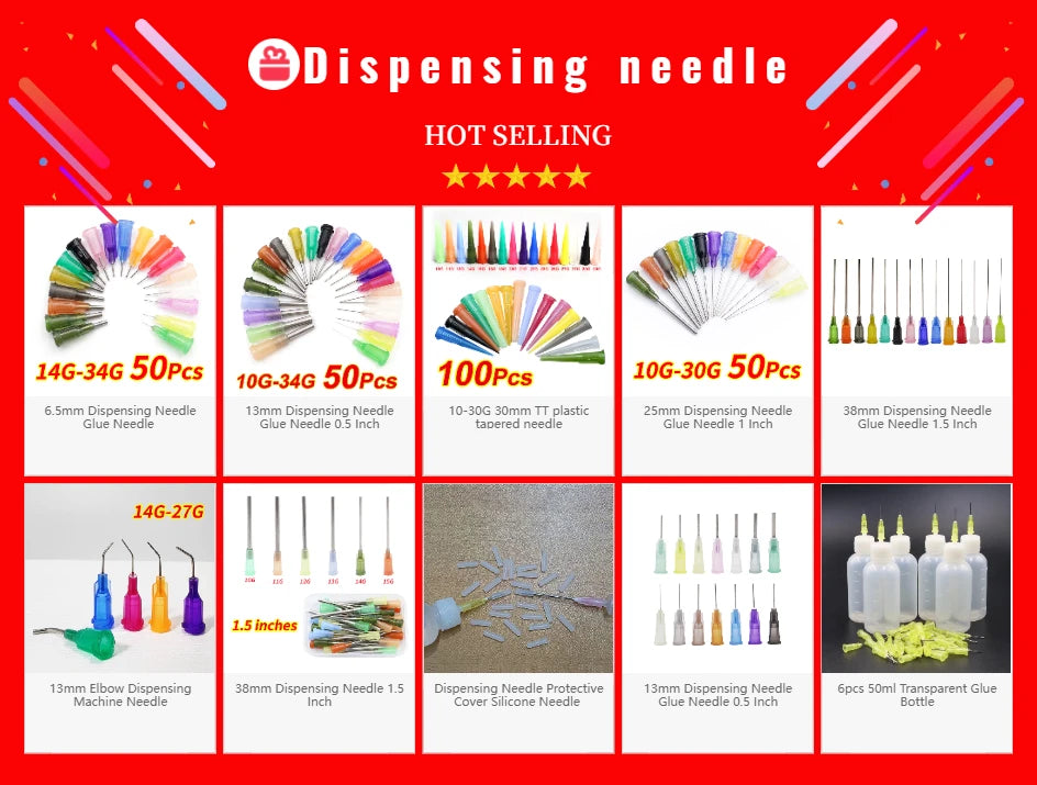 Squeezable Applicator Bottles – Transparent Precision Glue Dispenser for DIY