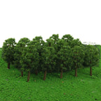 7cm Model Train Trees – Miniature Scenery for Architectural Dioramas