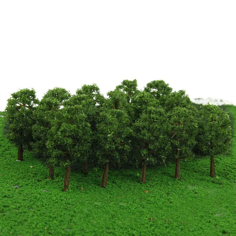 7cm Model Train Trees – Miniature Scenery for Architectural Dioramas