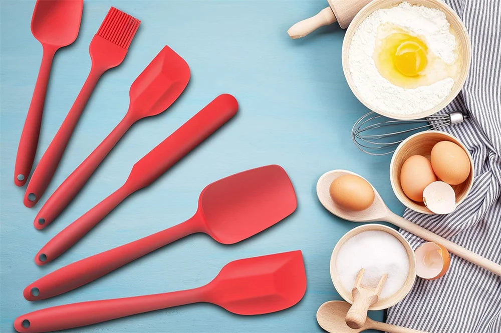 Silicone Spatula Set – Heat-Resistant Non-Stick Tools for Cooking and Baking