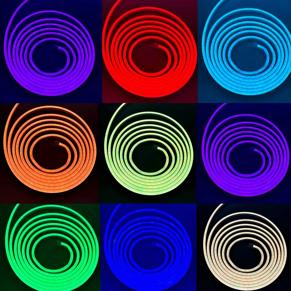 Zigbee RGB LED Neon Strip Light – Waterproof Flexible Tape for Smart Home Decor