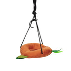 Plush Hamster Hanging Tunnel – Warm Cage Swing Set for Small Animals