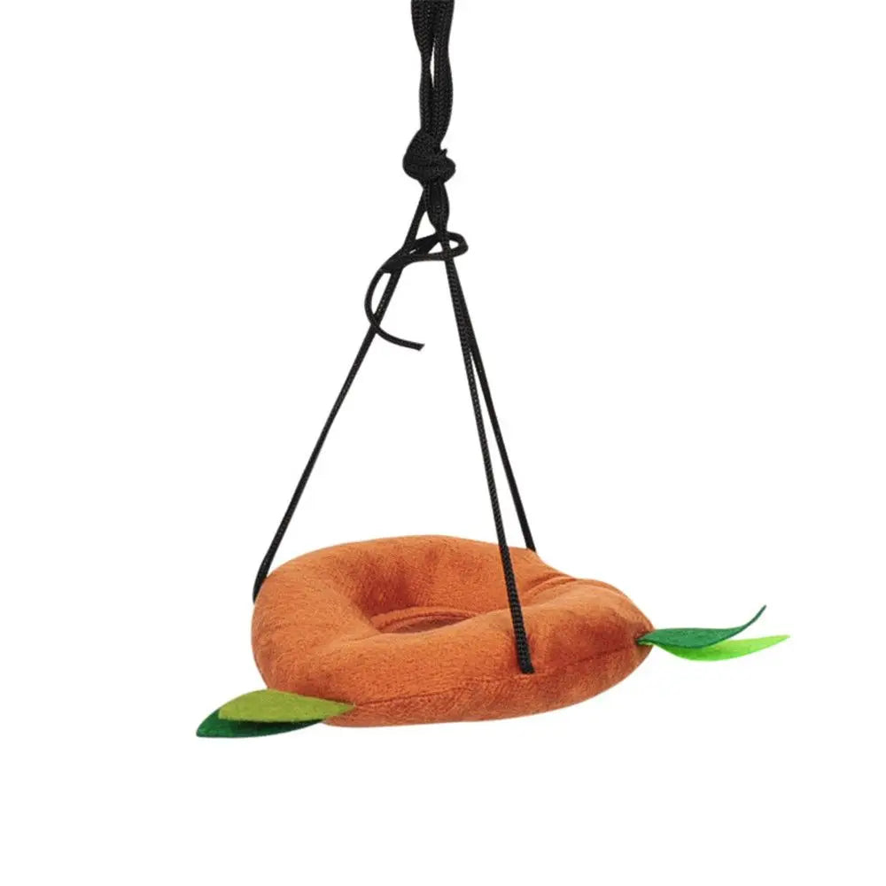Plush Hamster Hanging Tunnel – Warm Cage Swing Set for Small Animals
