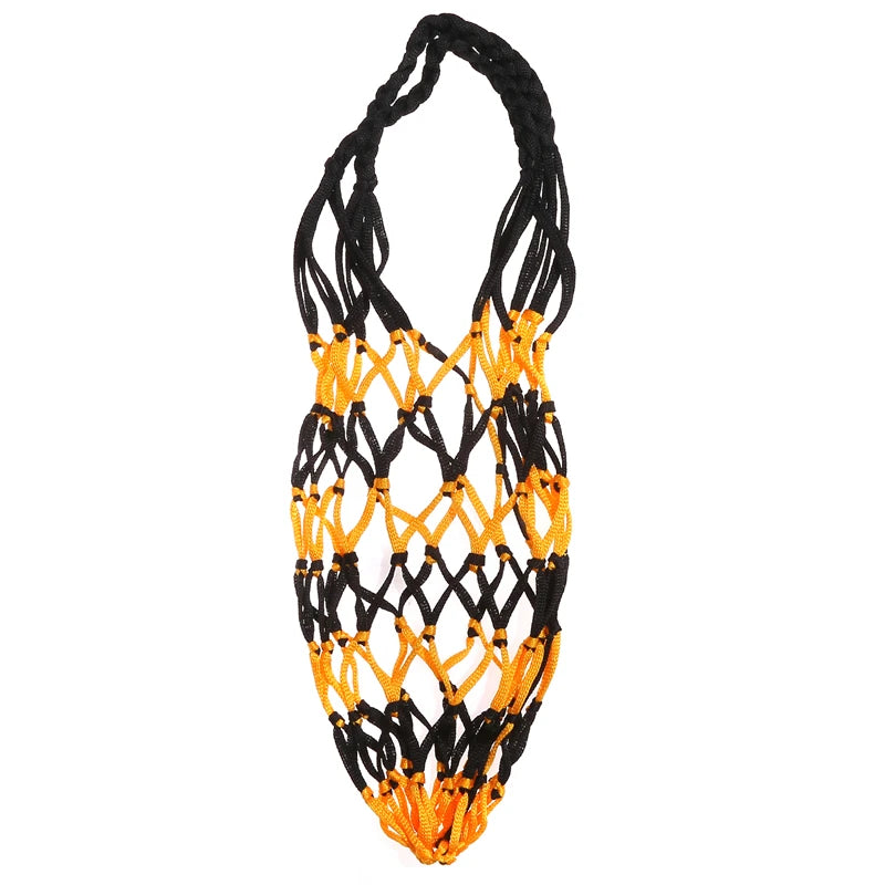 Nylon Mesh Sports Carry Bag – Ball Storage Net for Youth Basketball Soccer