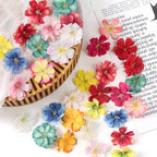 Artificial Cherry Blossom Heads – Silk Floral Decor for Weddings and DIY