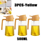 Oil Spray Bottle – Kitchen Vinegar Sprayer for BBQ Cooking and Baking