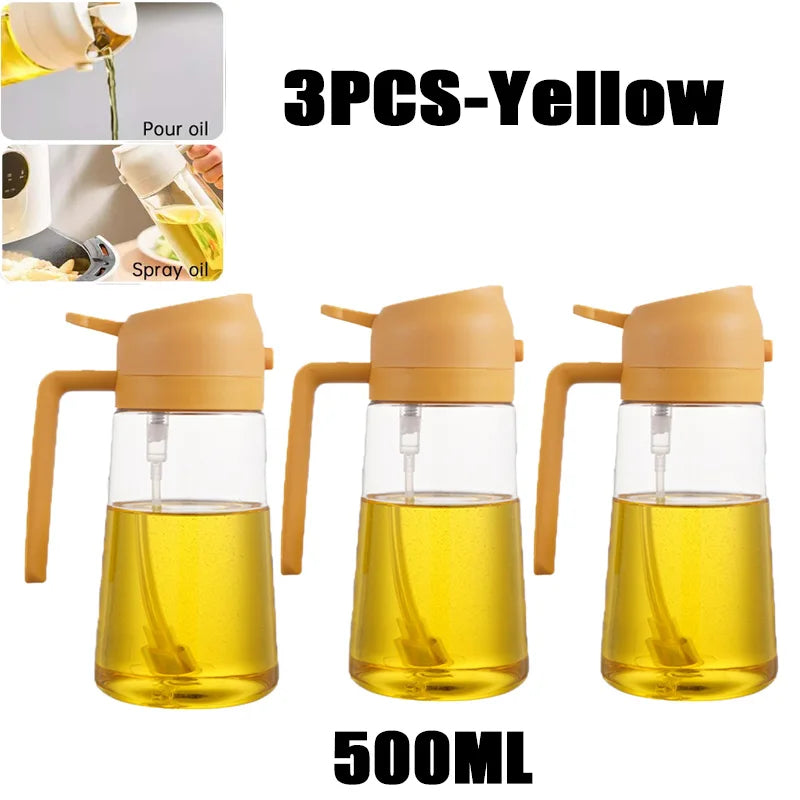 Oil Spray Bottle – Kitchen Vinegar Sprayer for BBQ Cooking and Baking