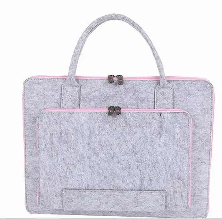 Felt Laptop Sleeve Case – Protective Carrying Bag for 11 to 17 Inch Laptops