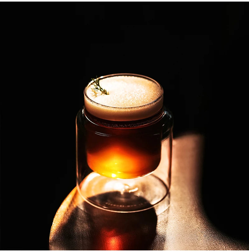 Double Wall Glass Coffee Mugs – Borosilicate Espresso Cups for Baristas