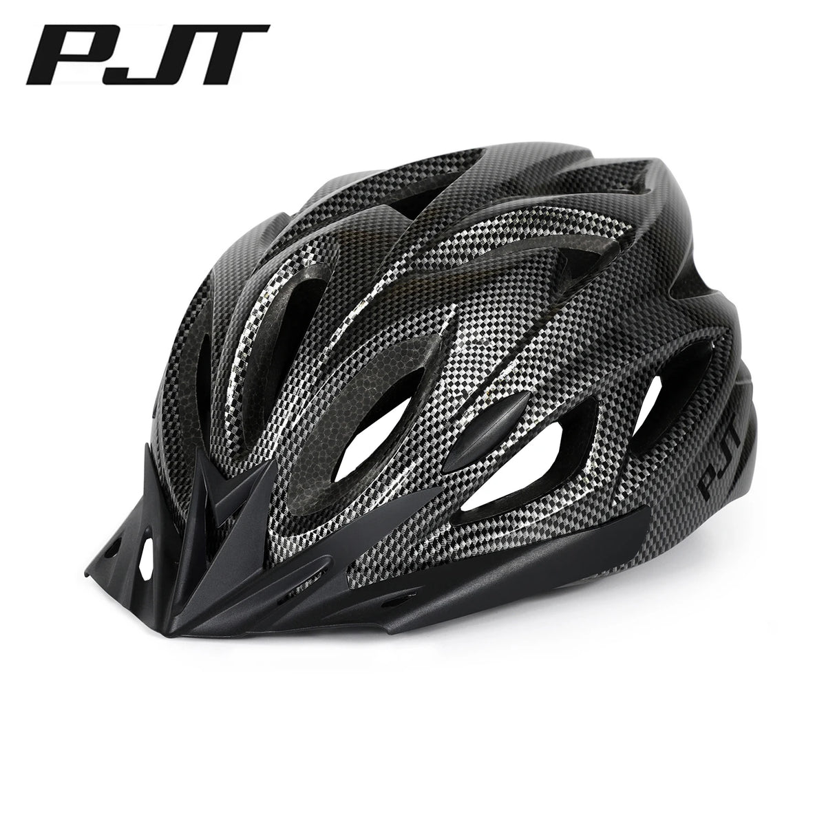 Lightweight Carbon Pattern Cycling Helmet – Breathable MTB Safety Gear