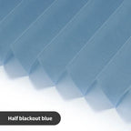 Self-Adhesive Pleated Blinds – Half Blackout Privacy Shades for Home Windows