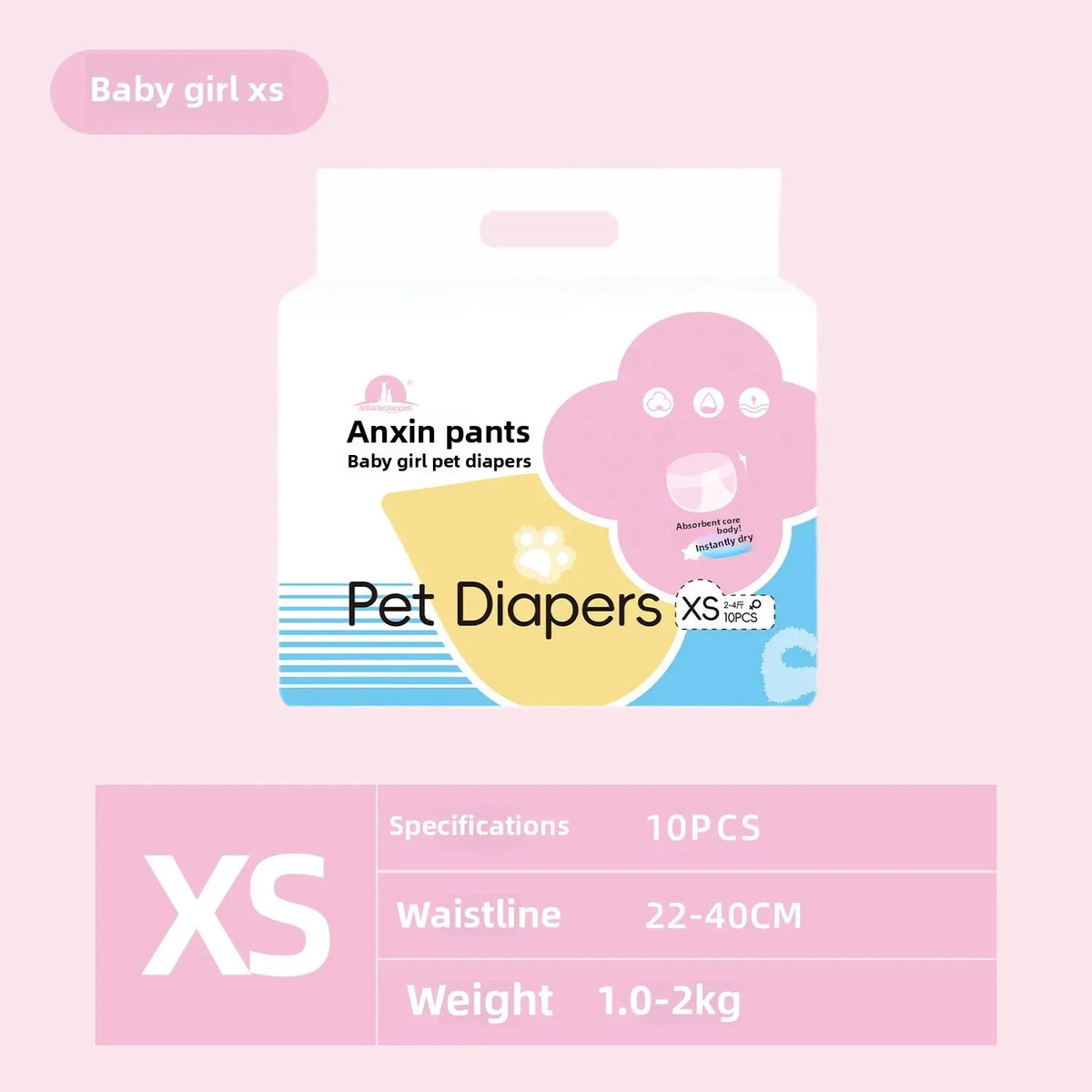 Disposable Male Dog Diapers – Leak-proof Waterproof Shorts for Puppy Care