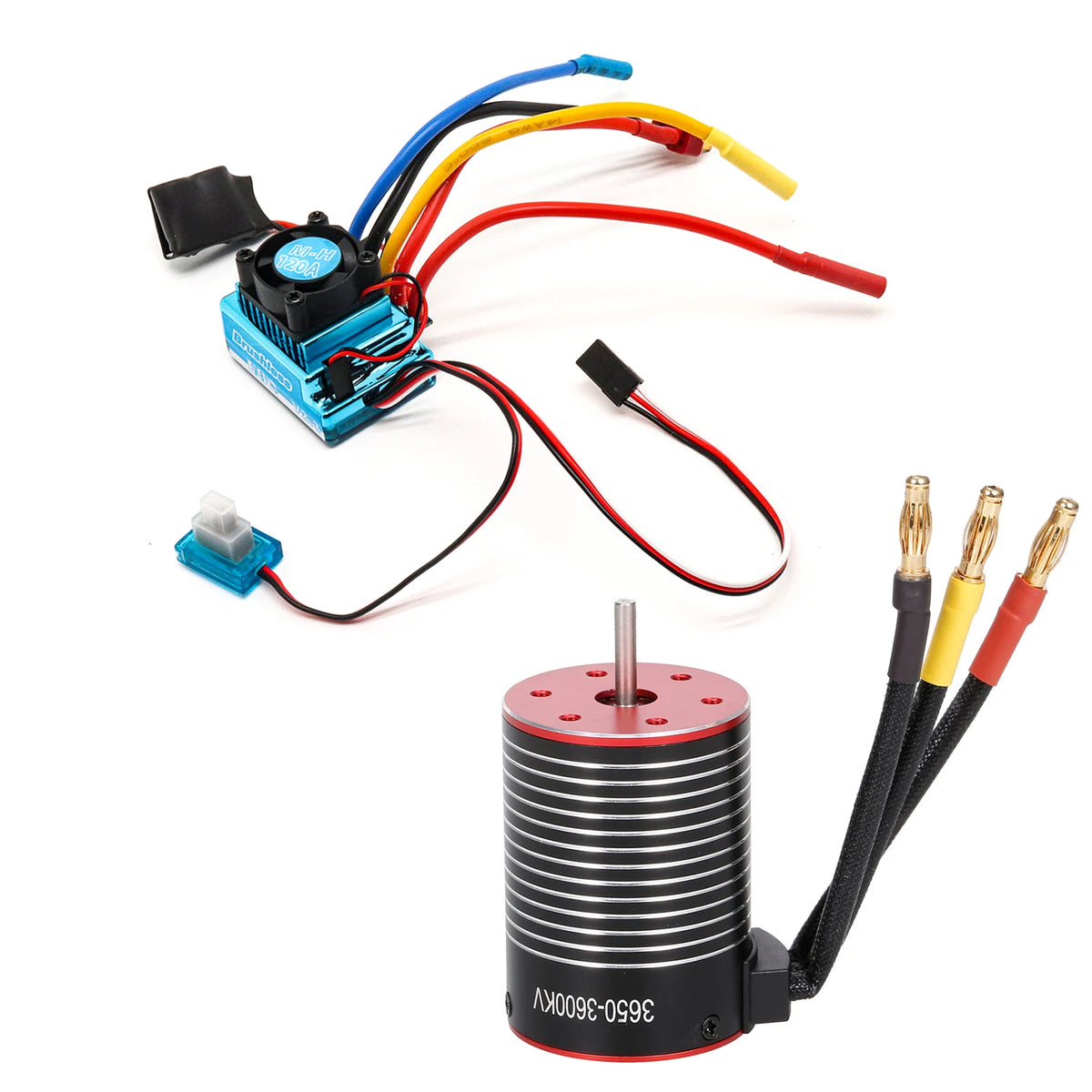 Brushless RC Motor and ESC Set – High Performance for 1/10 Racing Cars