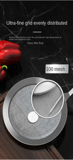 Stainless Steel Mesh Strainer – Fine Sieve for Kitchen Food Filtering