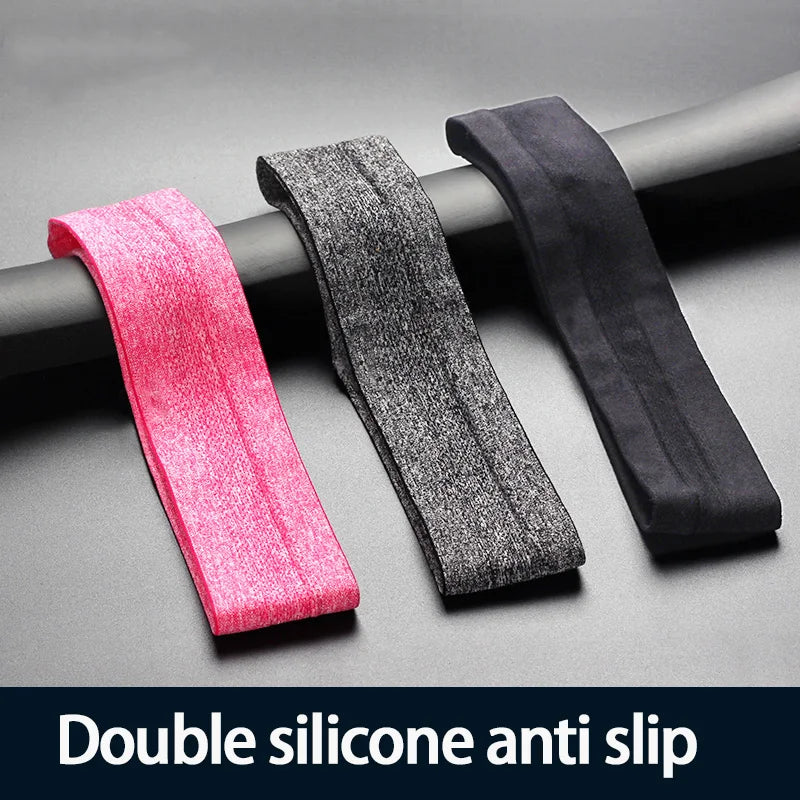 Moisture-Wicking Elastic Sweatband – Breathable Headband for Gym and Sports