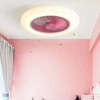 Retractable Smart Ceiling Fan – Silent Remote Control for Bedroom Decor